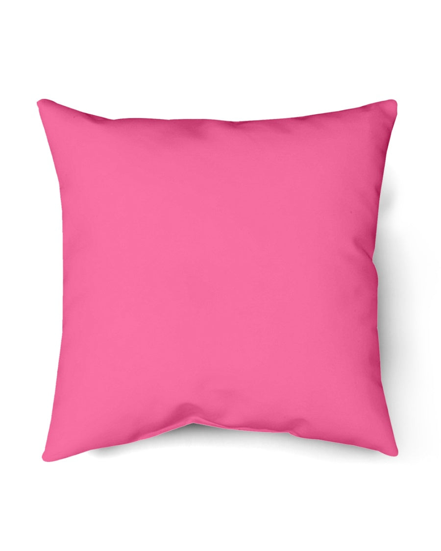 I'M NOT RUDE I'M DUTCH - Indoor Pillow - 16” x 16” - Cyber Pink - back