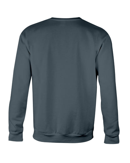 I'M NOT RUDE I'M DUTCH - Crewneck Sweatshirt - Charcoal Grey - back