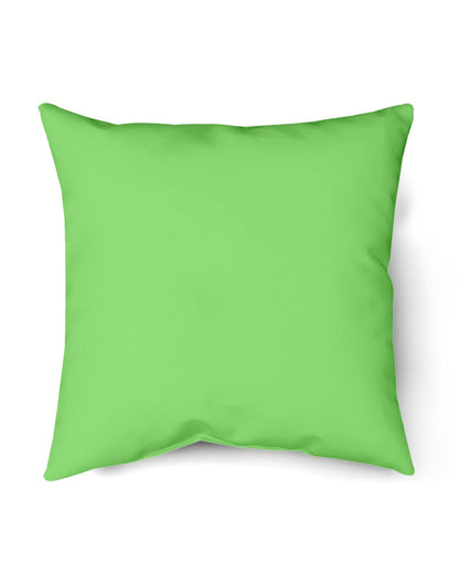 I'M NOT RUDE I'M DUTCH - Indoor Pillow - 18” x 18” - Kiwi - back